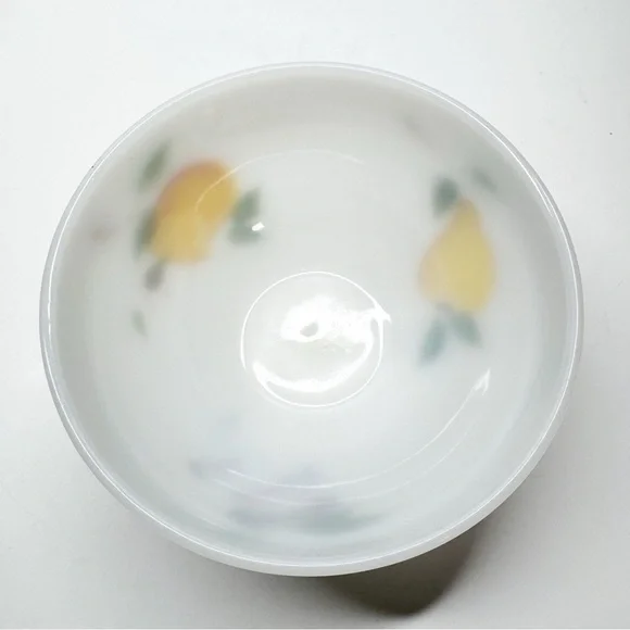 Vintage Fire King Gay Fad Fruit Painted Nesting Bowls - Picture 12 of 14